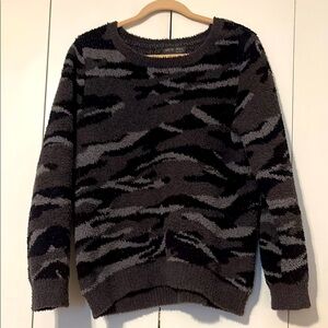 Barefoot Dreams CozyChic Dark Gray Sweater